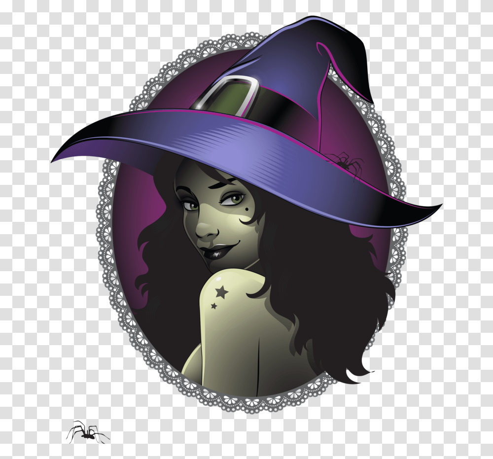 Witchcraft Clipart Sexy Witch Clip Art, Helmet, Hat, Sun Hat Transparent Png