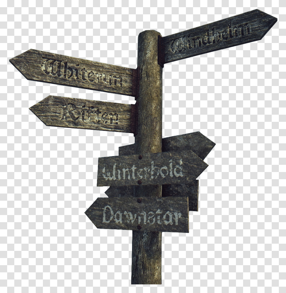 Witcher Fast Travel Sign, Cross, Road Sign, Emblem Transparent Png