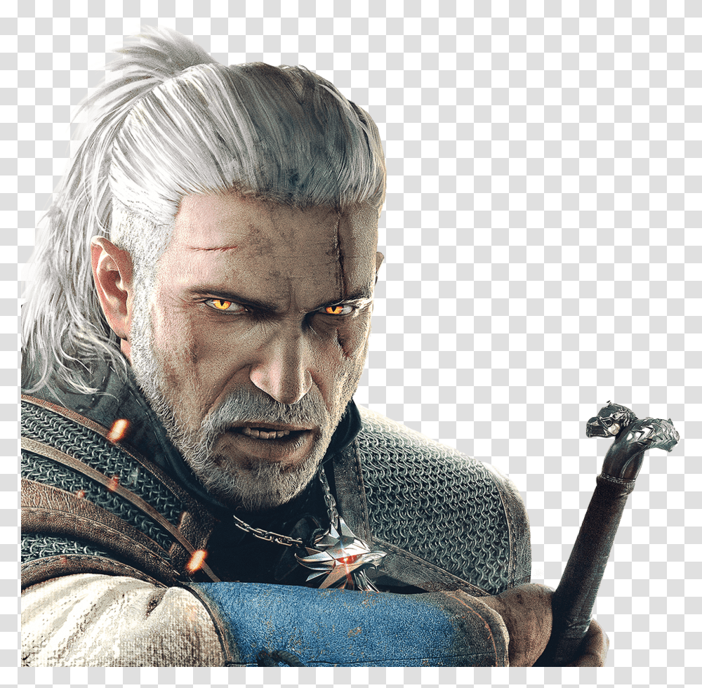 Witcher Iii Wild Hunt Pc, Person, Face, Finger Transparent Png