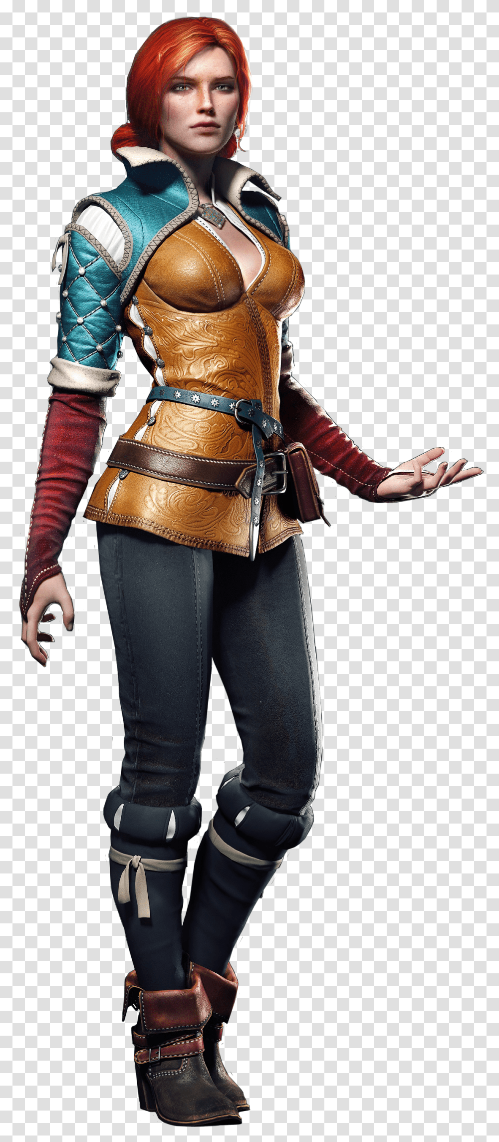 Witcher Logo The Clipart Clipartlook Witcher 3 Triss Costume, Clothing, Person, Overcoat, Long Sleeve Transparent Png