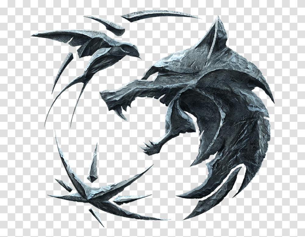 Witcher Netflix Logo Without Background Witcher The Last Wish Cover, Dragon, Painting, Art, Bird Transparent Png