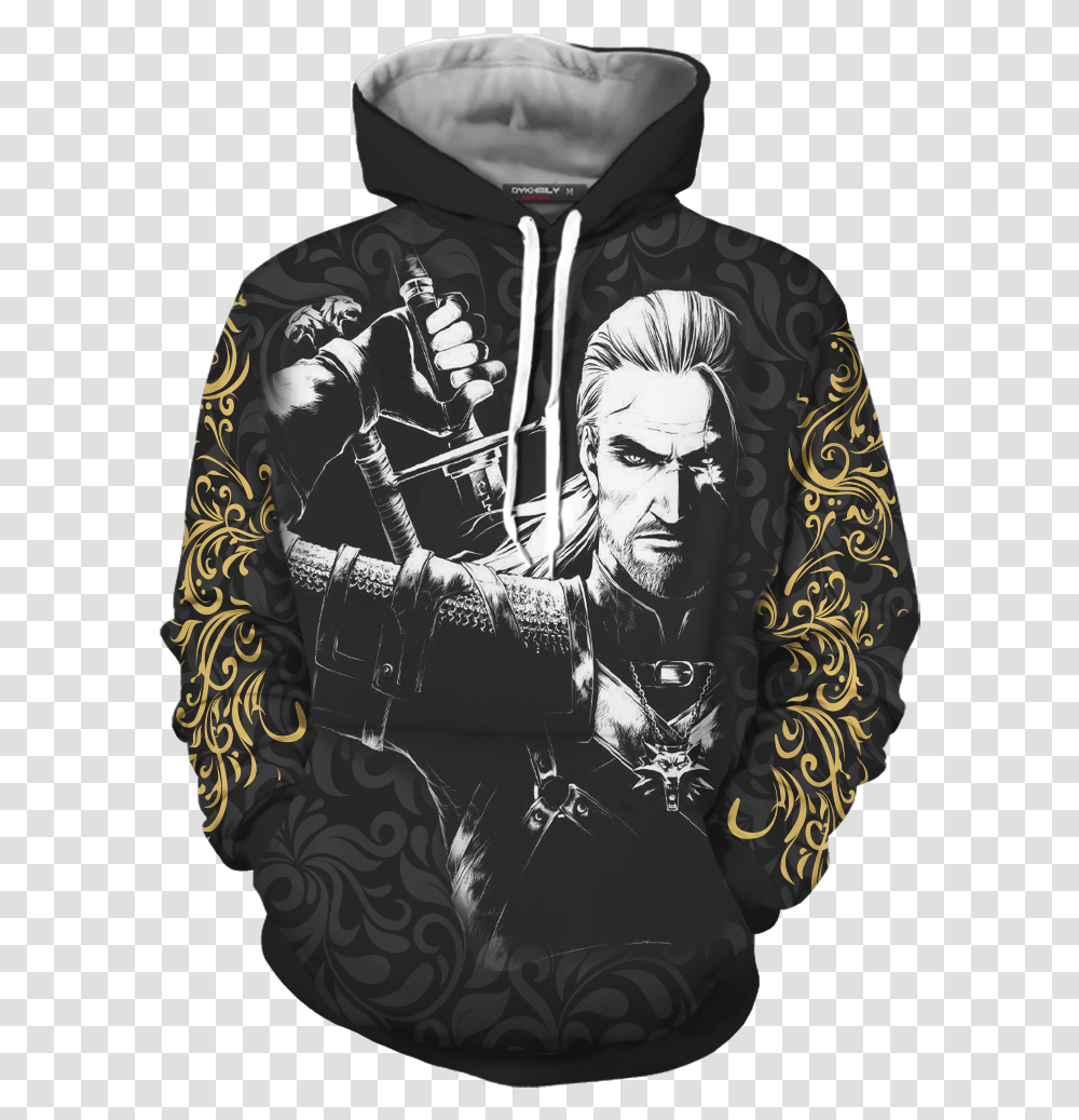 Witcher Sign 3d Hoodie Dragon Ball Hoodies Pink, Apparel, Sweatshirt, Sweater Transparent Png