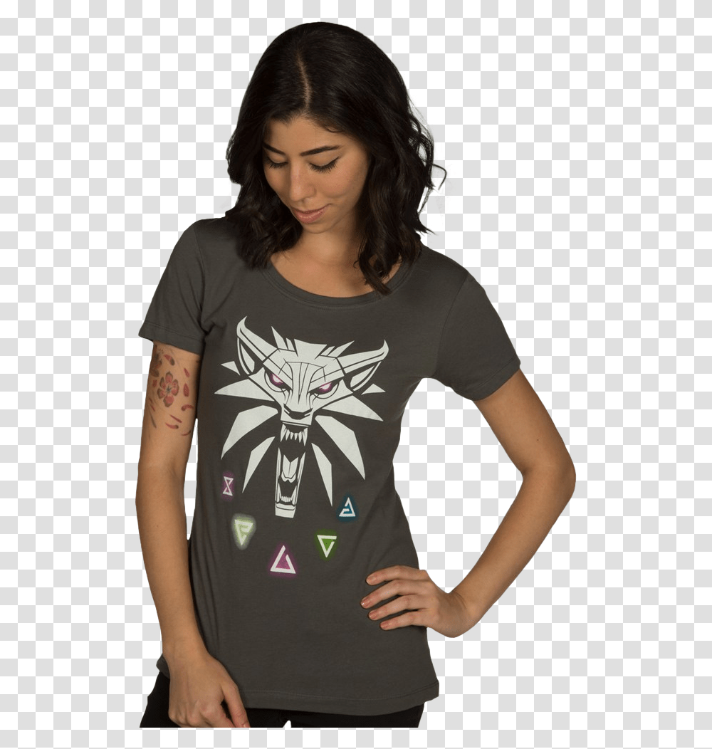 Witcher T Shirt India, Apparel, Sleeve, Person Transparent Png