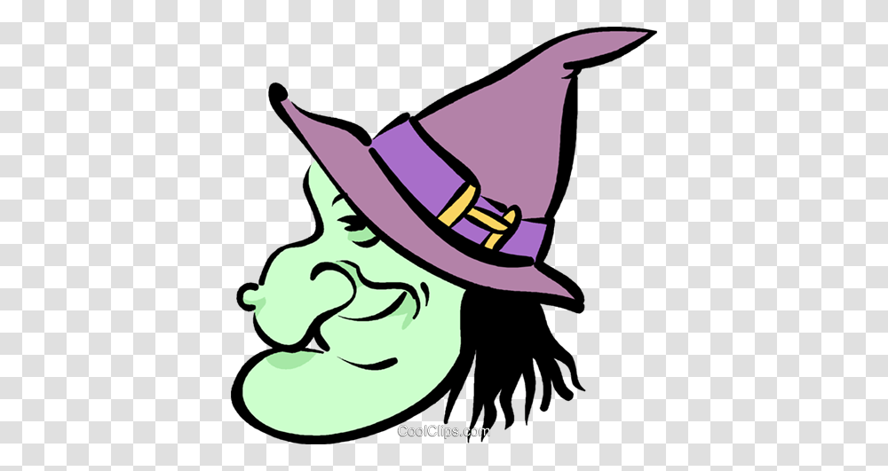 Witches Royalty Free Vector Clip Art Illustration, Apparel, Cowboy Hat Transparent Png