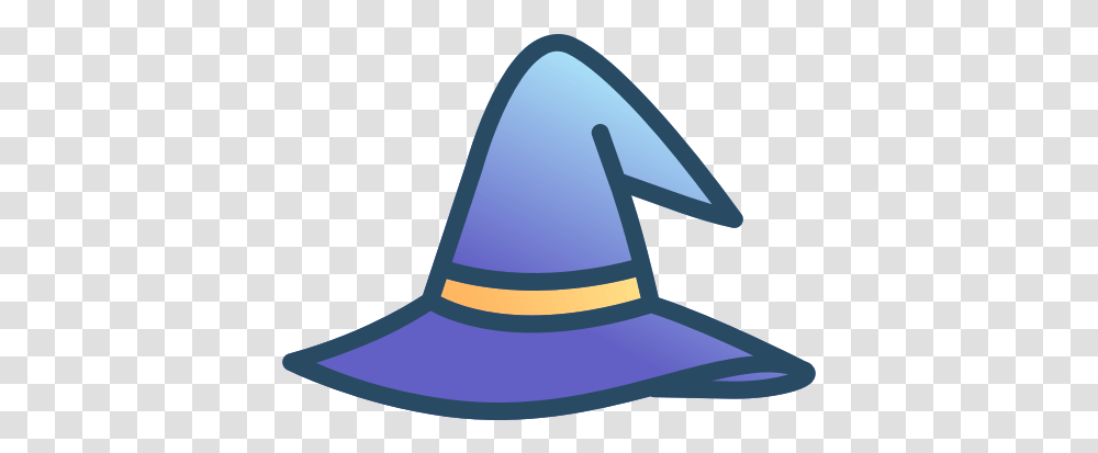 Witches Wizard Hat Witch Halloween Magic Icon Costume Hat, Clothing, Apparel, Sun Hat, Sombrero Transparent Png