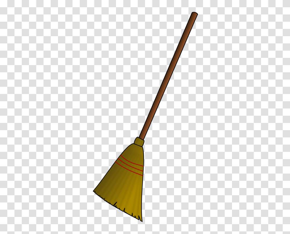 Witchs Broom Witchcraft Dustpan Cartoon Transparent Png