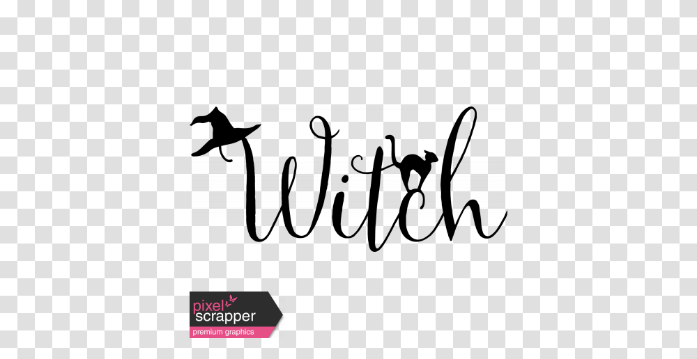Witchy Word Art, Handwriting, Signature, Autograph Transparent Png