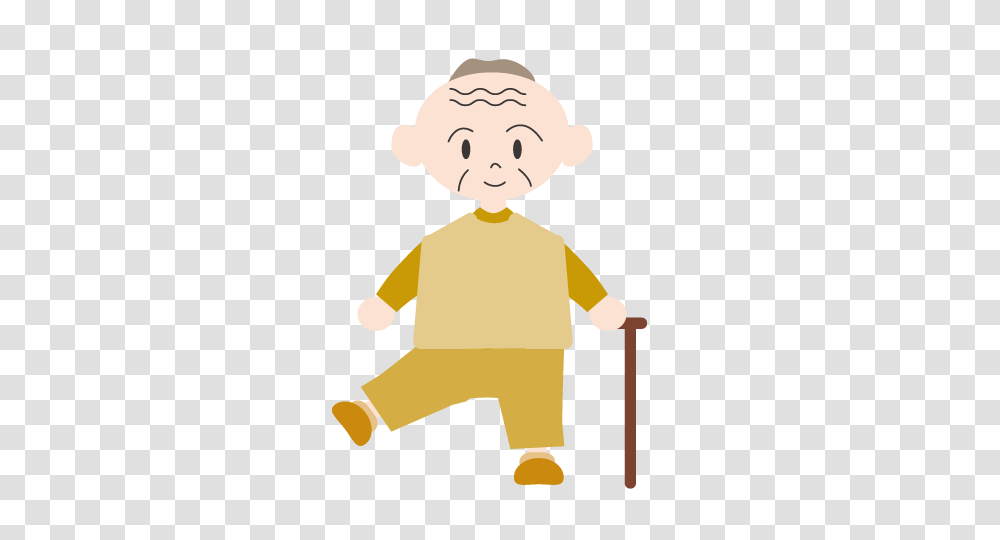 With A Cane Grandfather Illustration Free Family Clip Art, Toy, Vehicle, Transportation, Stick Transparent Png