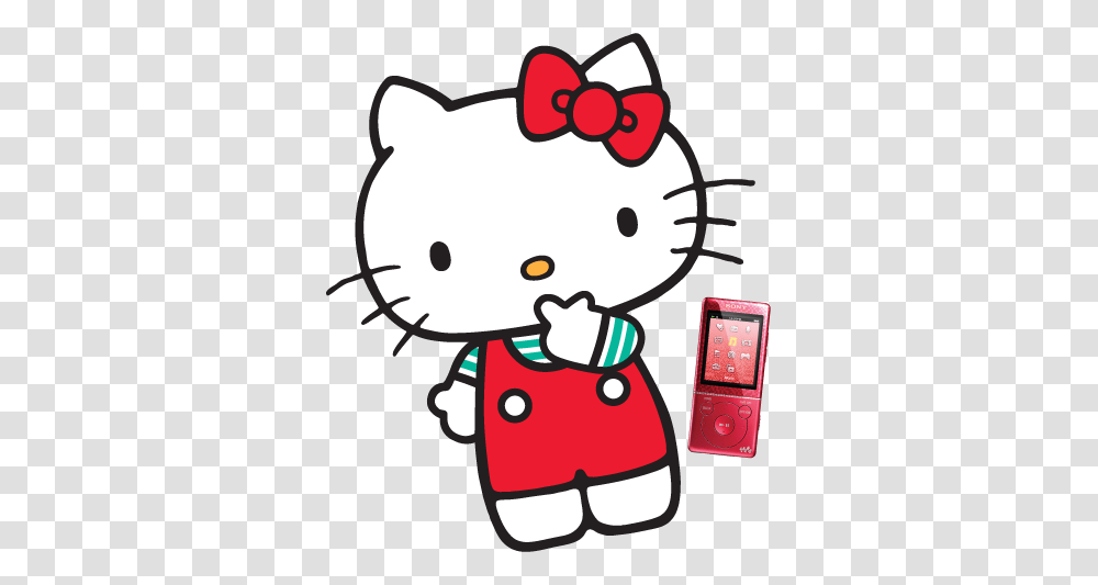 With Added Hello Kitty Fun, Label, Mobile Phone, Wristwatch Transparent Png