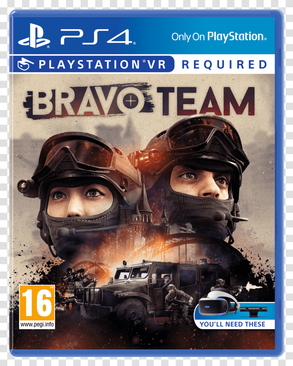 With Arm Controller Ps4 Vr Bravo Team Transparent Png