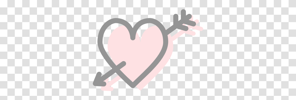 With Arrow Heart Valentines Arrows Icon Girly, Cushion, Cross, Symbol, Pillow Transparent Png