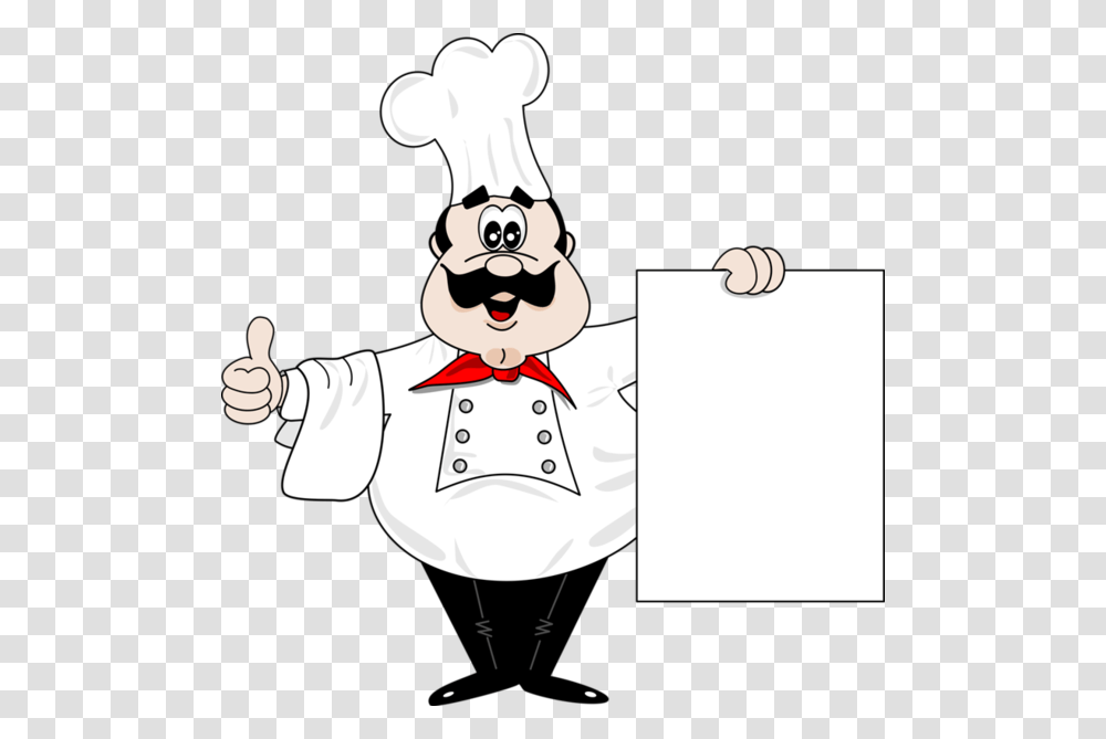 With Blank Sign Clip, Person, Human, Chef Transparent Png