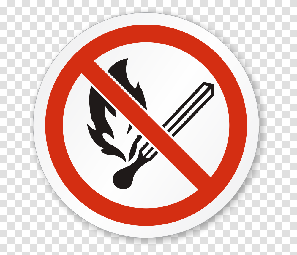 With Fire Clipart No Fire, Symbol, Road Sign, Stopsign Transparent Png