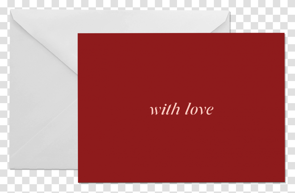 With Love Greeting Card, Business Card, Paper, Envelope Transparent Png
