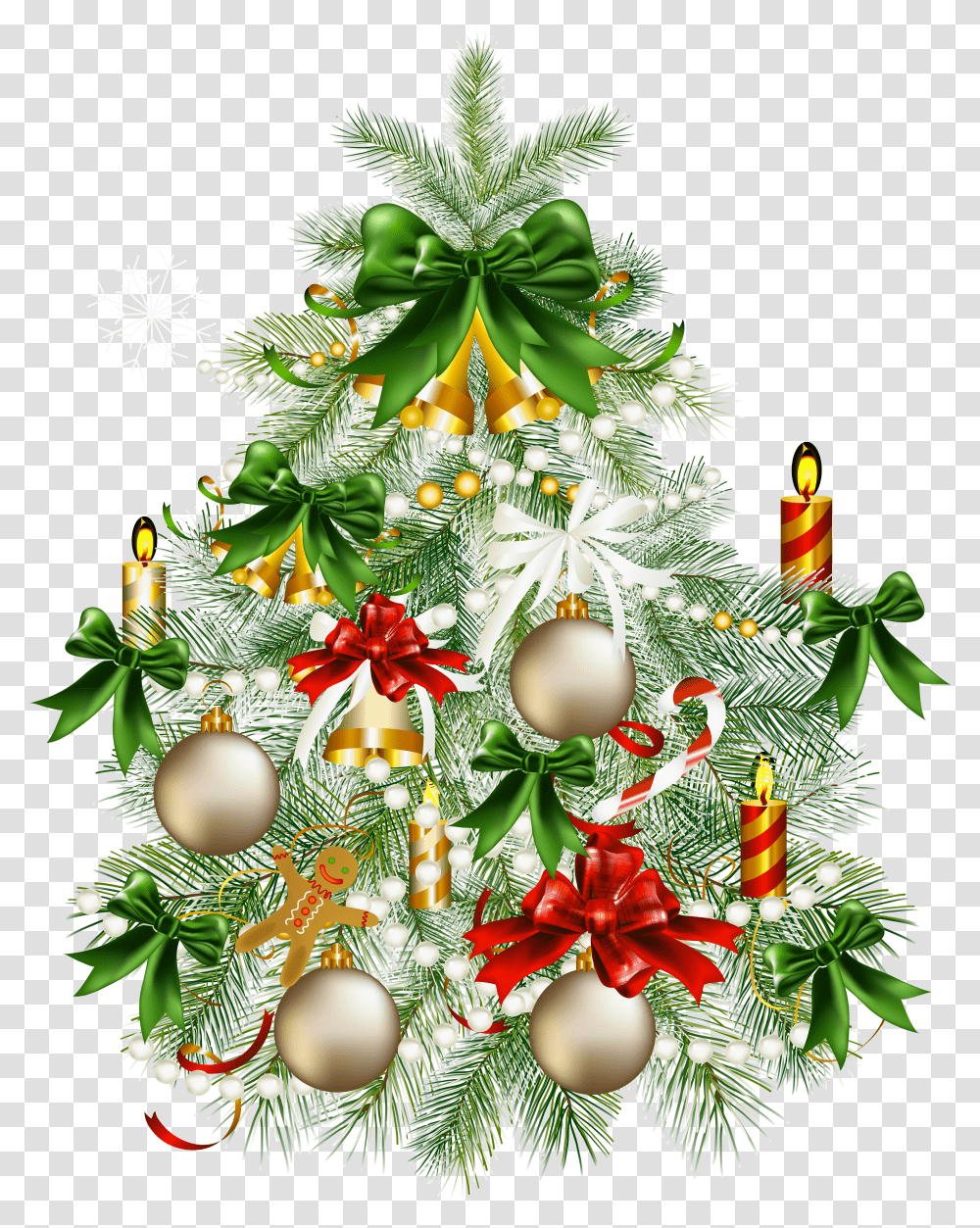 With Snowy Tree Christmas Free Hd Image Transparent Png