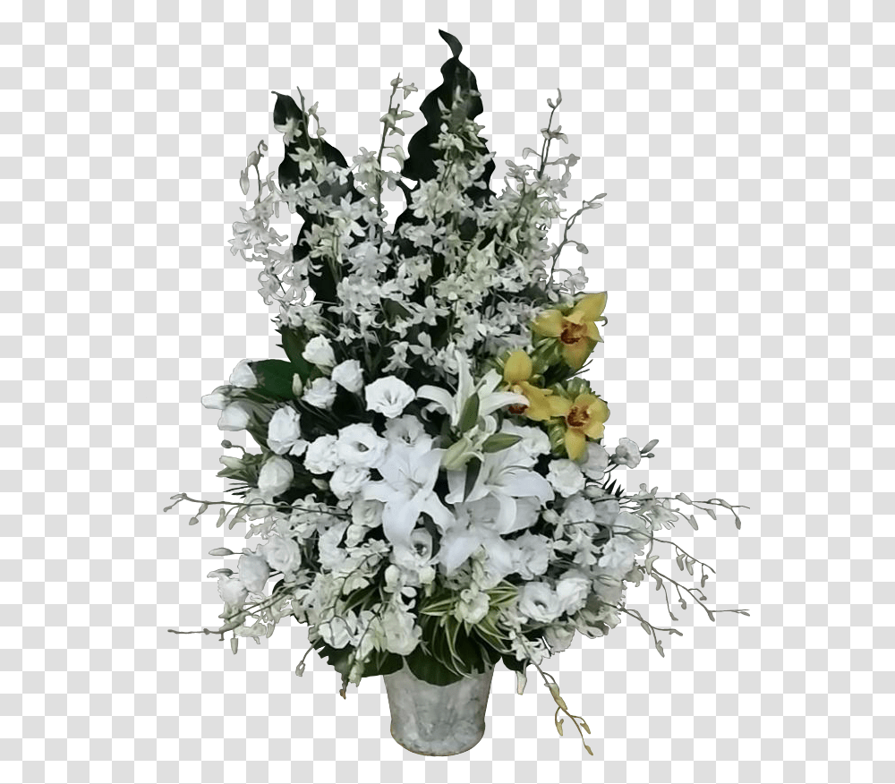 With This Funeral Flowers Bouquet, Plant, Blossom, Floral Design, Pattern Transparent Png