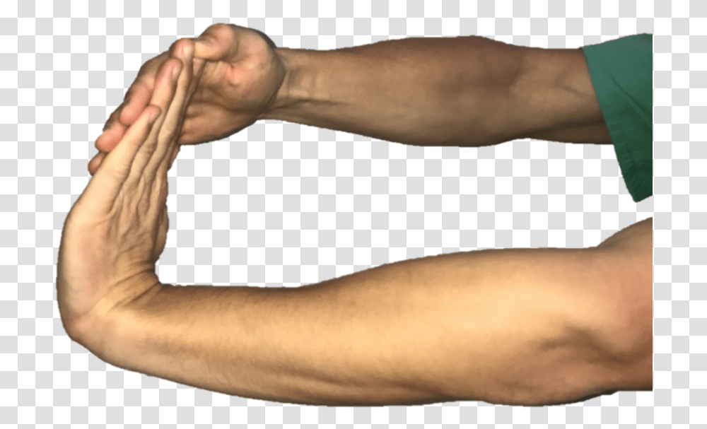 With Your Elbow Straight And Palm Facing The Floor Palm And Elbow, Arm, Person, Human, Hand Transparent Png