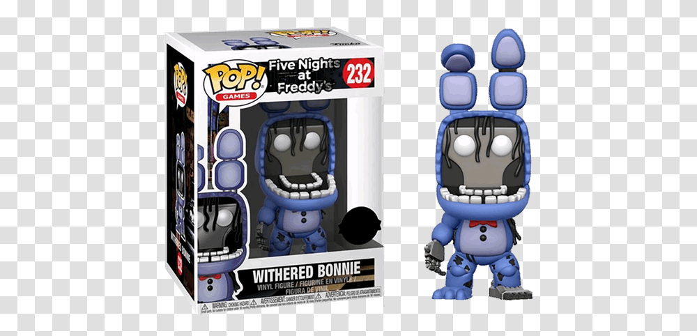 Withered Bonnie Funko Pop, Robot, Paper, Poster Transparent Png