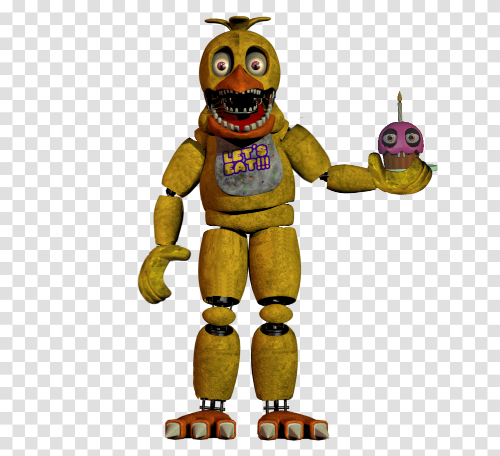 Withered Chica, Toy, Robot, Astronaut Transparent Png