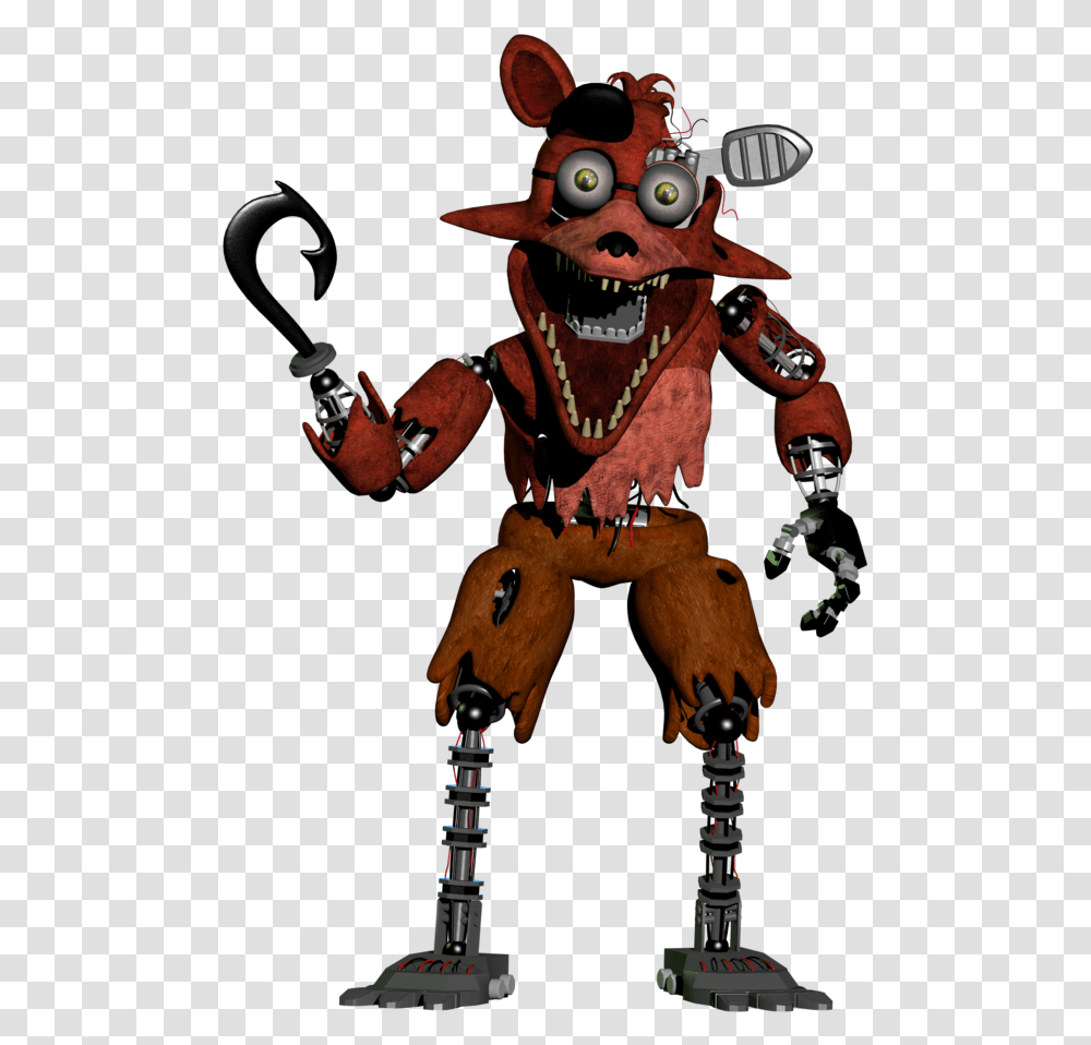 Withered Foxy Five Nights At Freddys, Toy, Pillar, Architecture, Building Transparent Png