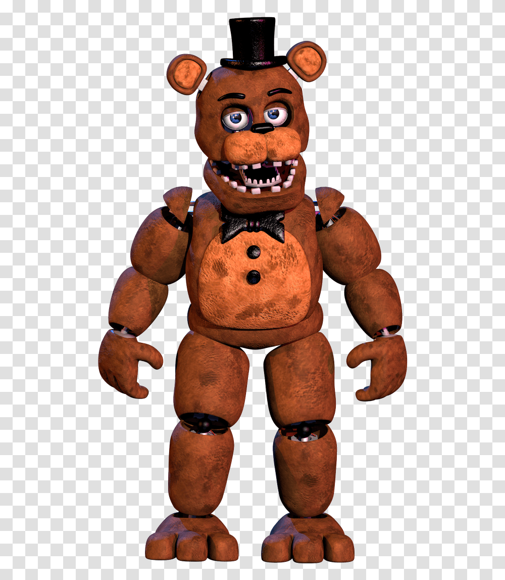 Withered Freddy Fnaf, Robot, Figurine, Toy Transparent Png