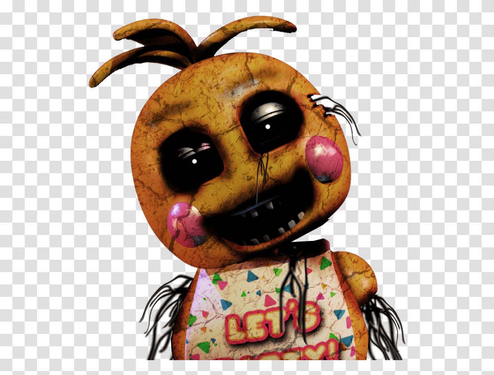 Withered Toy Chica By Fazboggle, Plant, Doll, Food, Robot Transparent Png