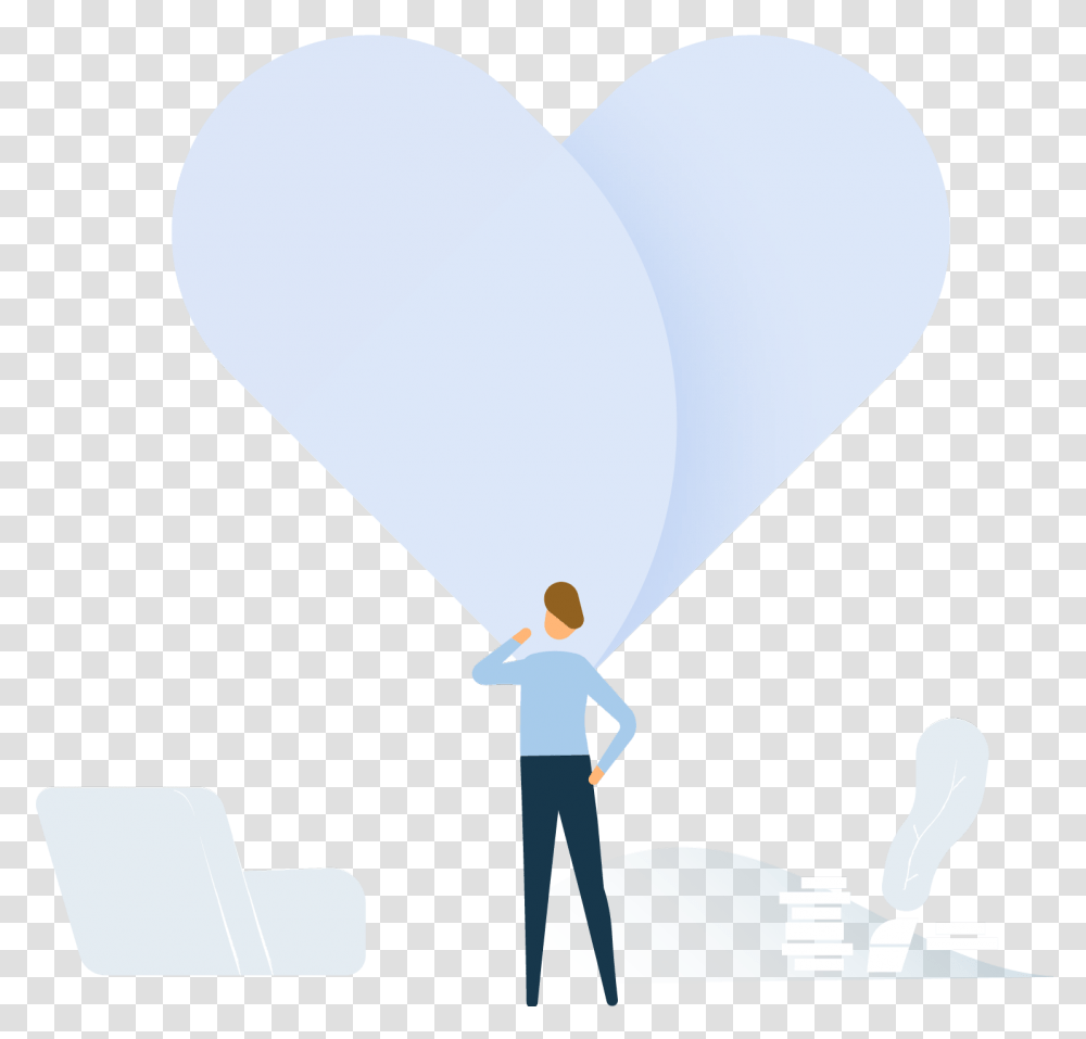 Withings Afib Heart, Balloon, Person, Human Transparent Png