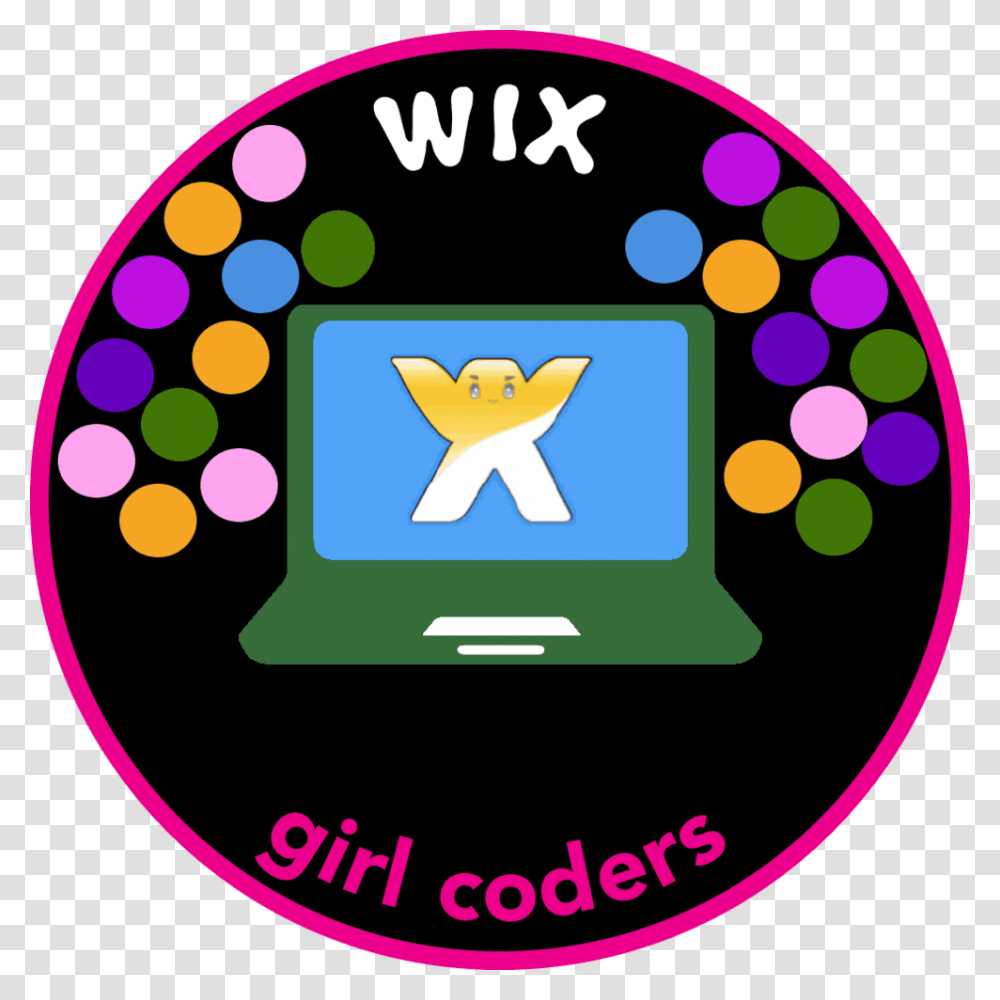 Wix Download Circle, Logo, Trademark Transparent Png