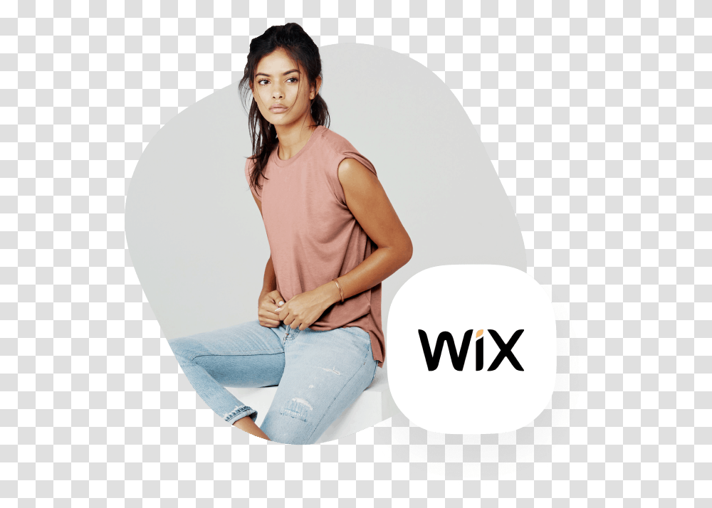Wix Stores And Printify Wix, Person, Sitting, Cushion Transparent Png