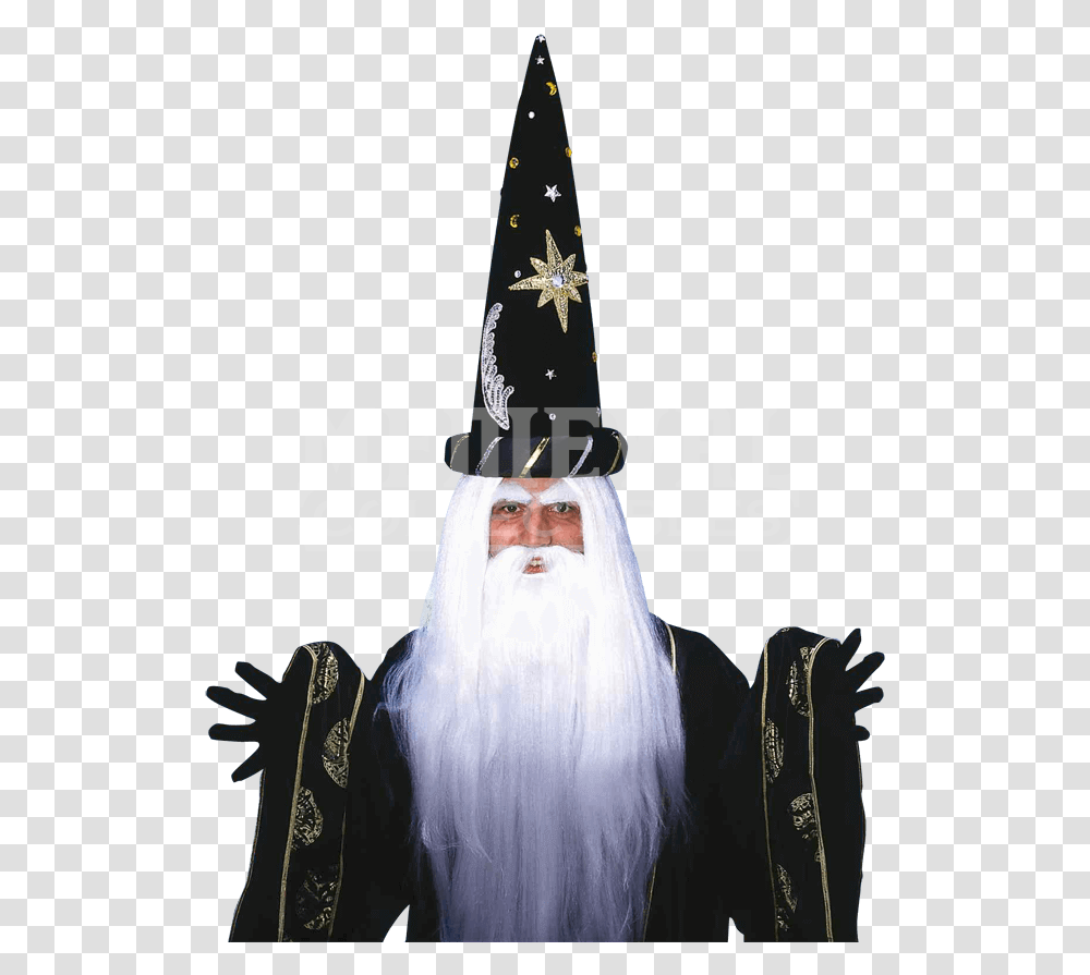 Wizard Beard Hair Wizard, Face, Person, Poster Transparent Png