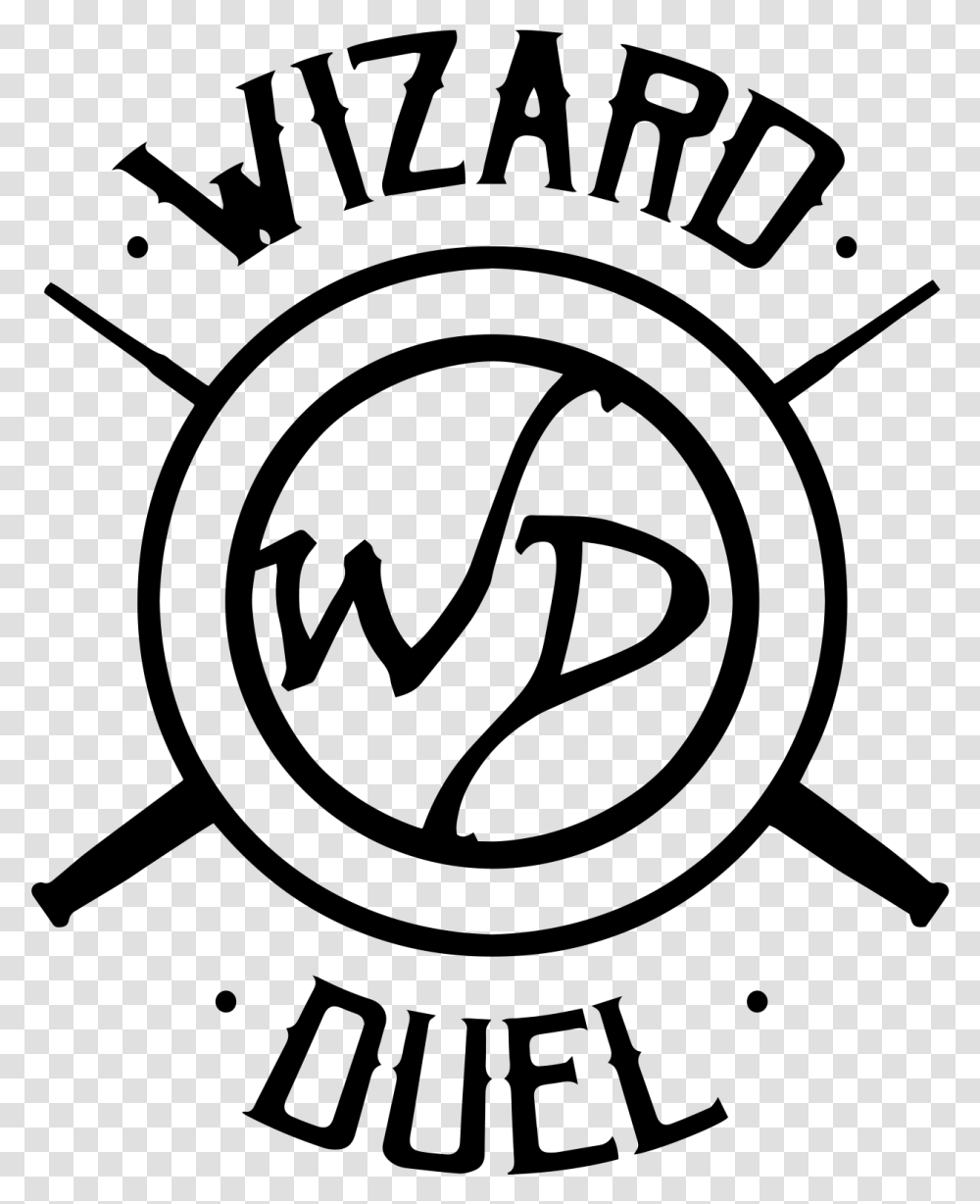 Wizard Duel Illustration, Logo, Trademark Transparent Png