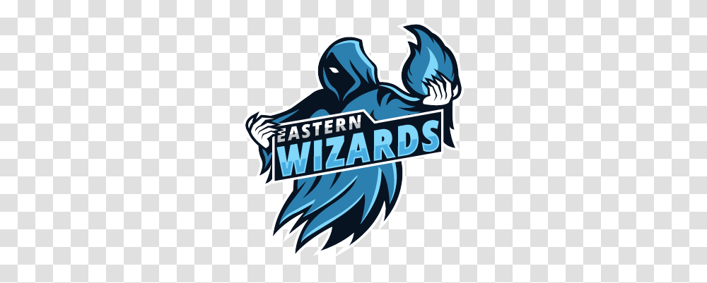 Wizard E Sport Logo, Trademark, Emblem, Blue Jay Transparent Png
