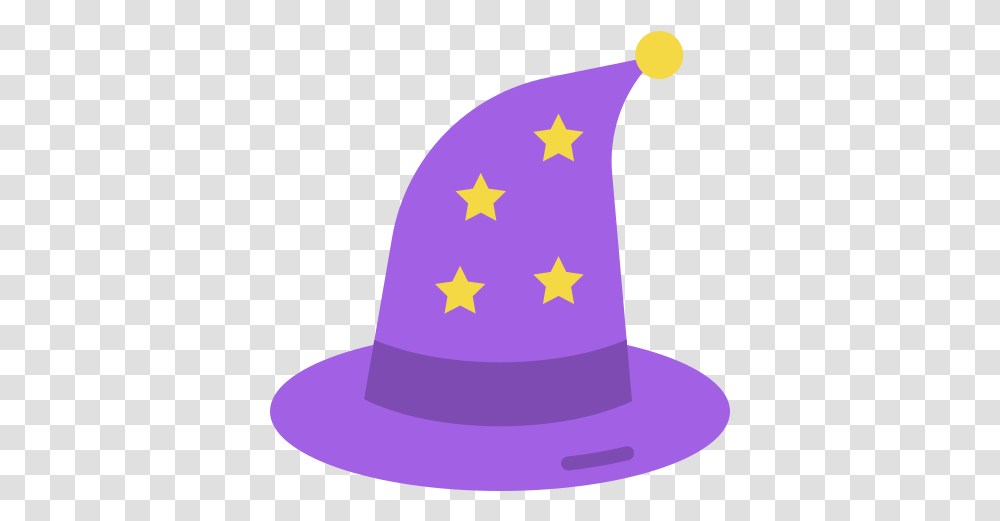 Wizard Hat Free Halloween Icons Unicorn With Black Background, Clothing, Apparel, Baseball Cap, Party Hat Transparent Png