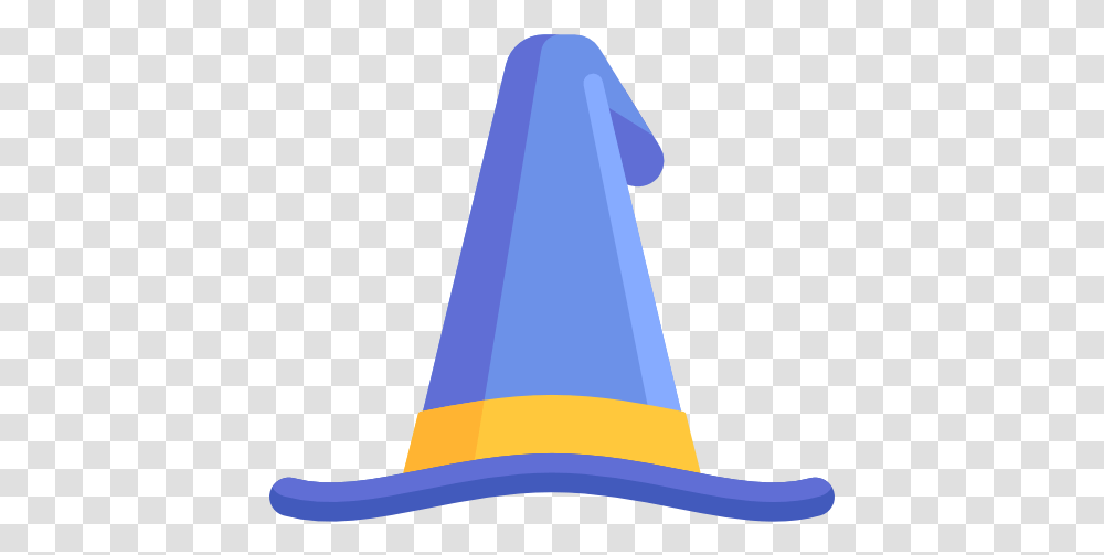 Wizard Hat Party Halloween Magician Wizard Hat Icon, Clothing, Apparel, Party Hat, Cone Transparent Png