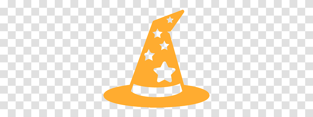 Wizard Hat Small Website Wizard Hat Orange, Clothing, Apparel, Party Hat, Cone Transparent Png