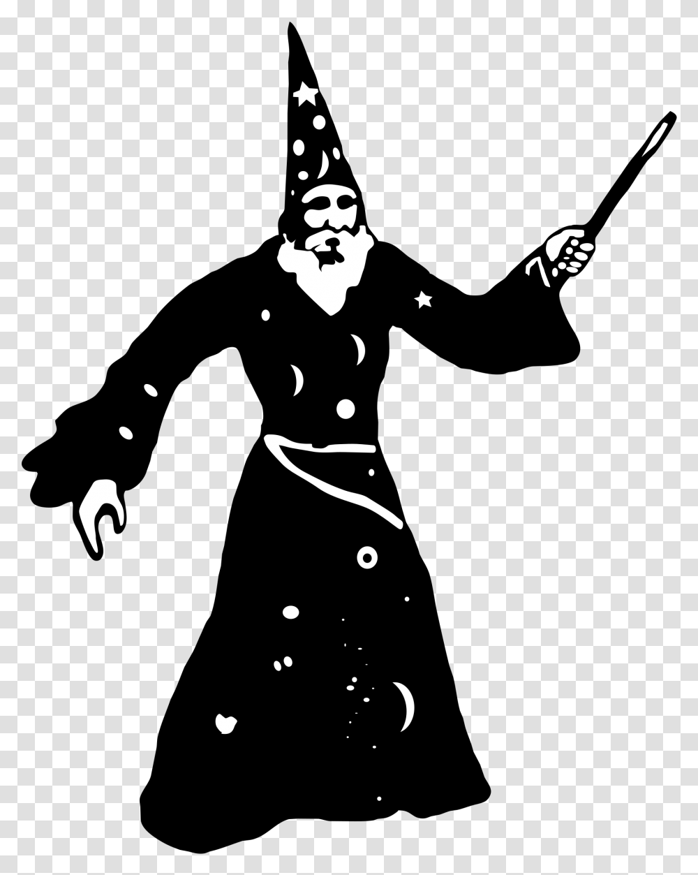 Wizard Logo Wizard Vector, Stencil Transparent Png