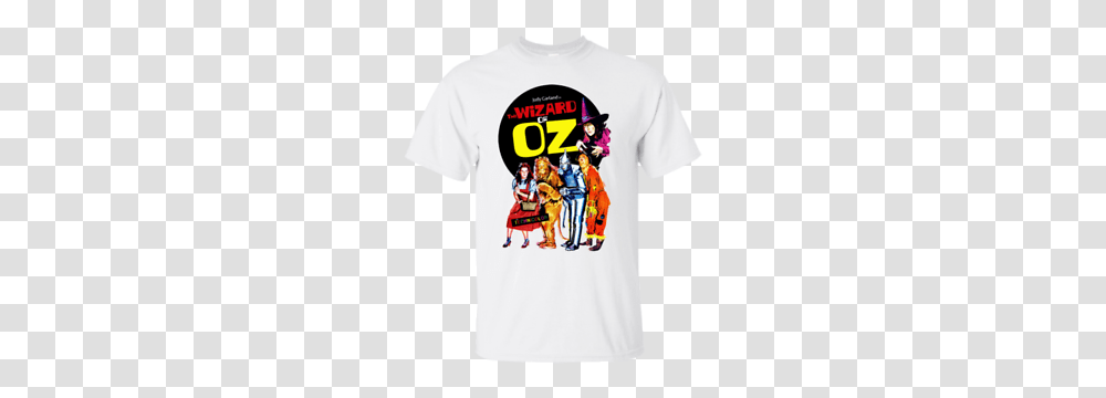 Wizard Of Oz Retro Movie Judy Garland Scarecrow Cowardly Lion, Apparel, T-Shirt, Person Transparent Png