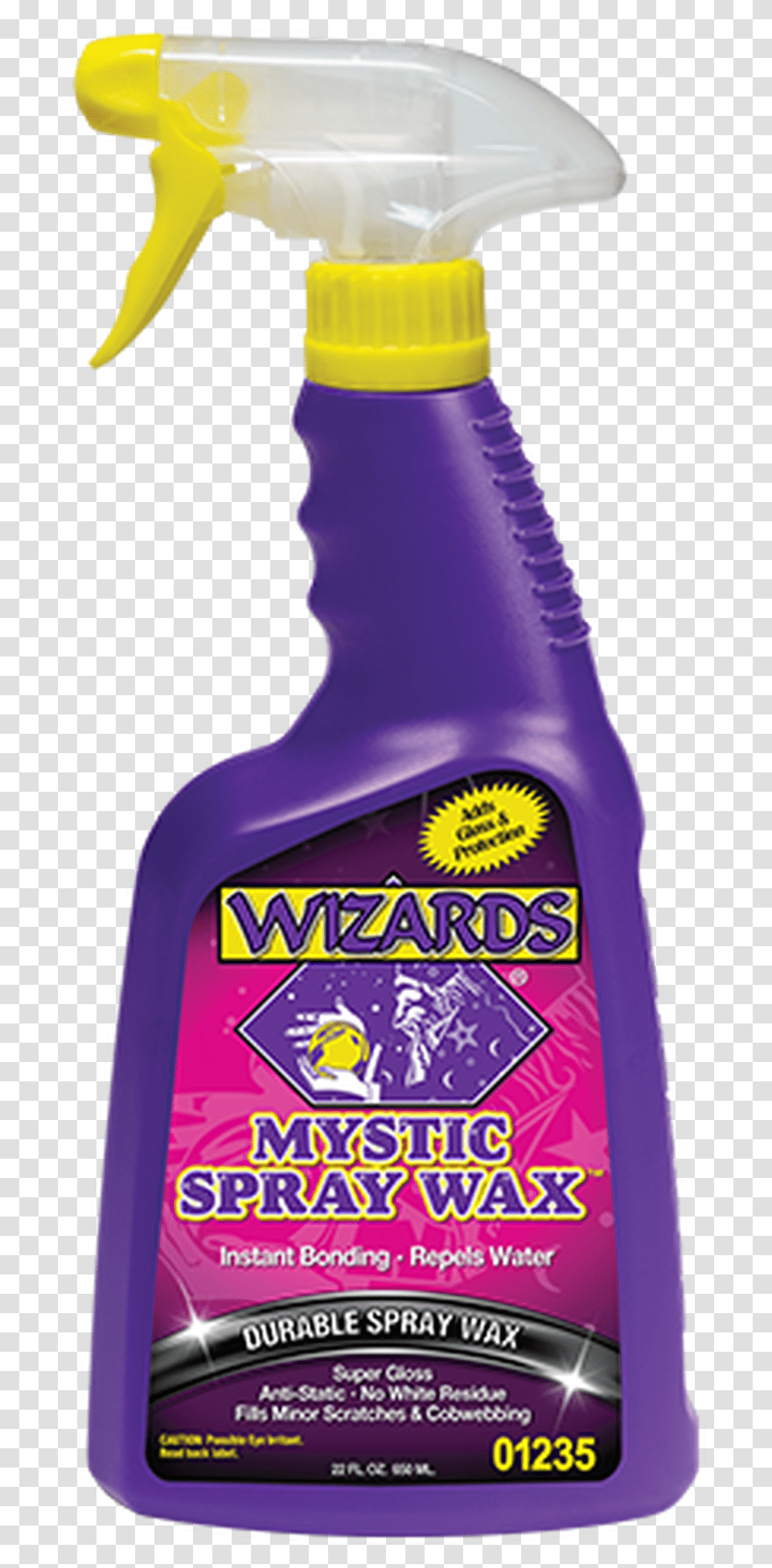 Wizards Mystic Spray Wax 22 Oz Wizards Products, Bottle, Cosmetics, Label Transparent Png