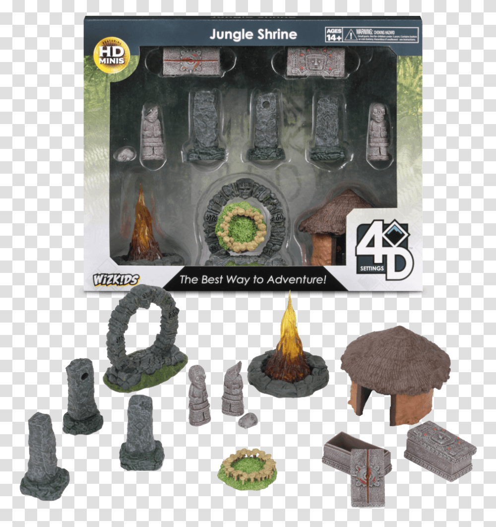 Wizkids 4d Settings Jungle Shrine, Alphabet, Urban Transparent Png