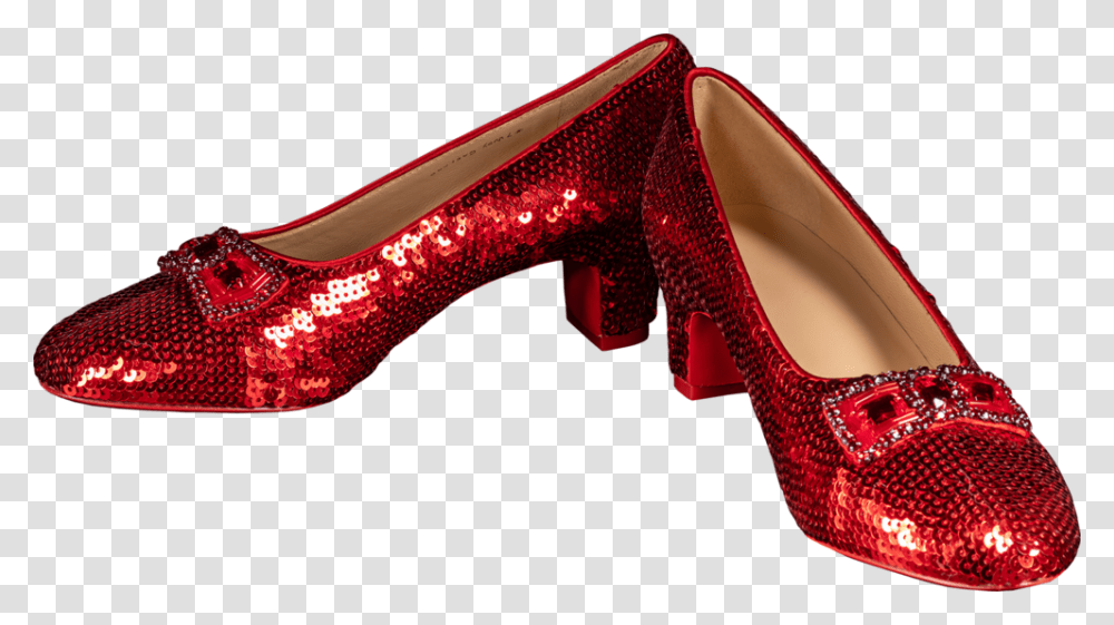 Wizrd Of Oz Dorothys Ruby Slippers Replica, Apparel, High Heel, Shoe Transparent Png