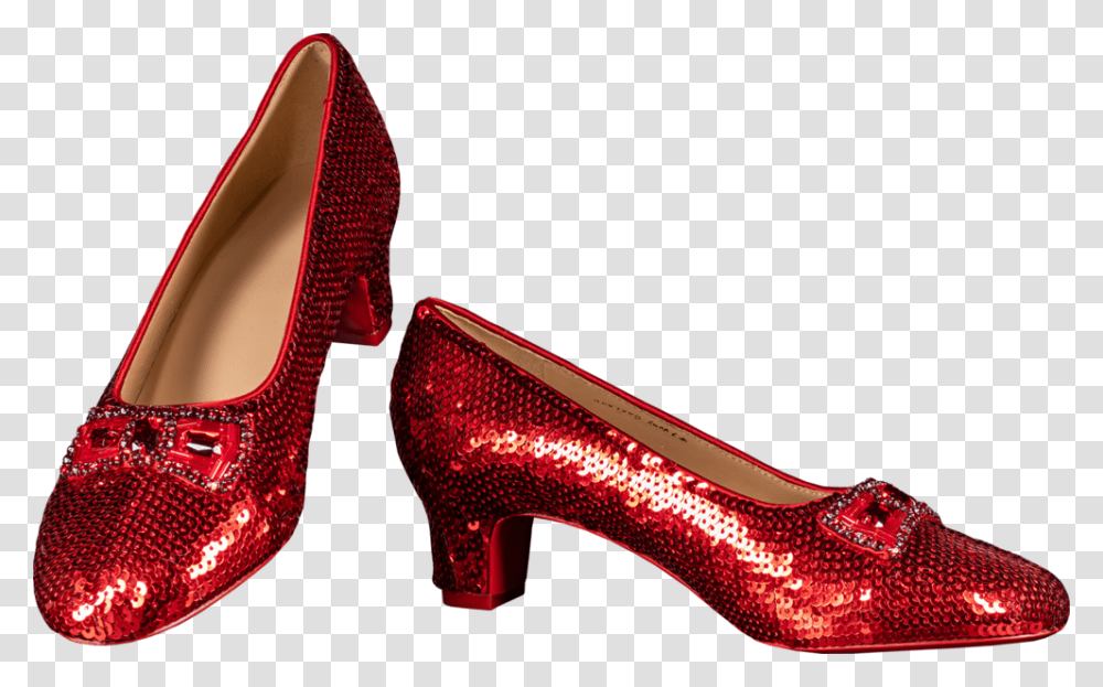 Wizrd Of Oz Dorothys Ruby Slippers Replica, High Heel, Shoe, Footwear Transparent Png