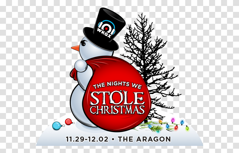 Wkqx The Night We Stole Christmas 2019, Advertisement, Poster, Flyer, Paper Transparent Png