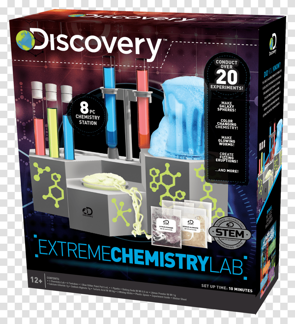 Wm 2017 Disc Extreme Chemistry Lab Render Veritcal Discovery Channel, Advertisement, Poster, Flyer, Paper Transparent Png