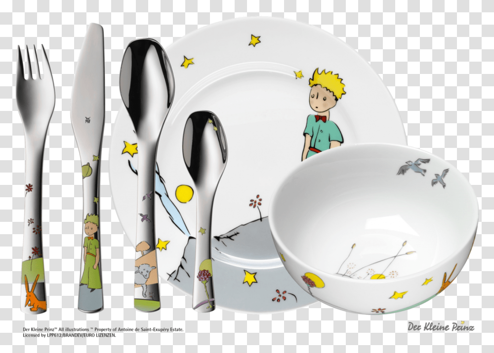 Wmf Little Prince All Crockery Items, Bowl, Cutlery, Spoon, Porcelain Transparent Png