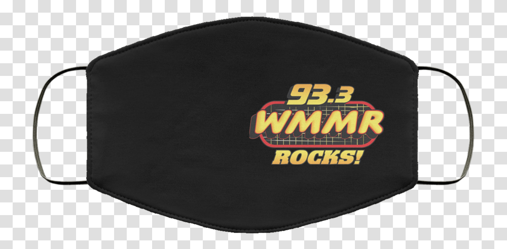 Wmmr Logo Face Mask Unisex, Label, Text, Racket, Frisbee Transparent Png