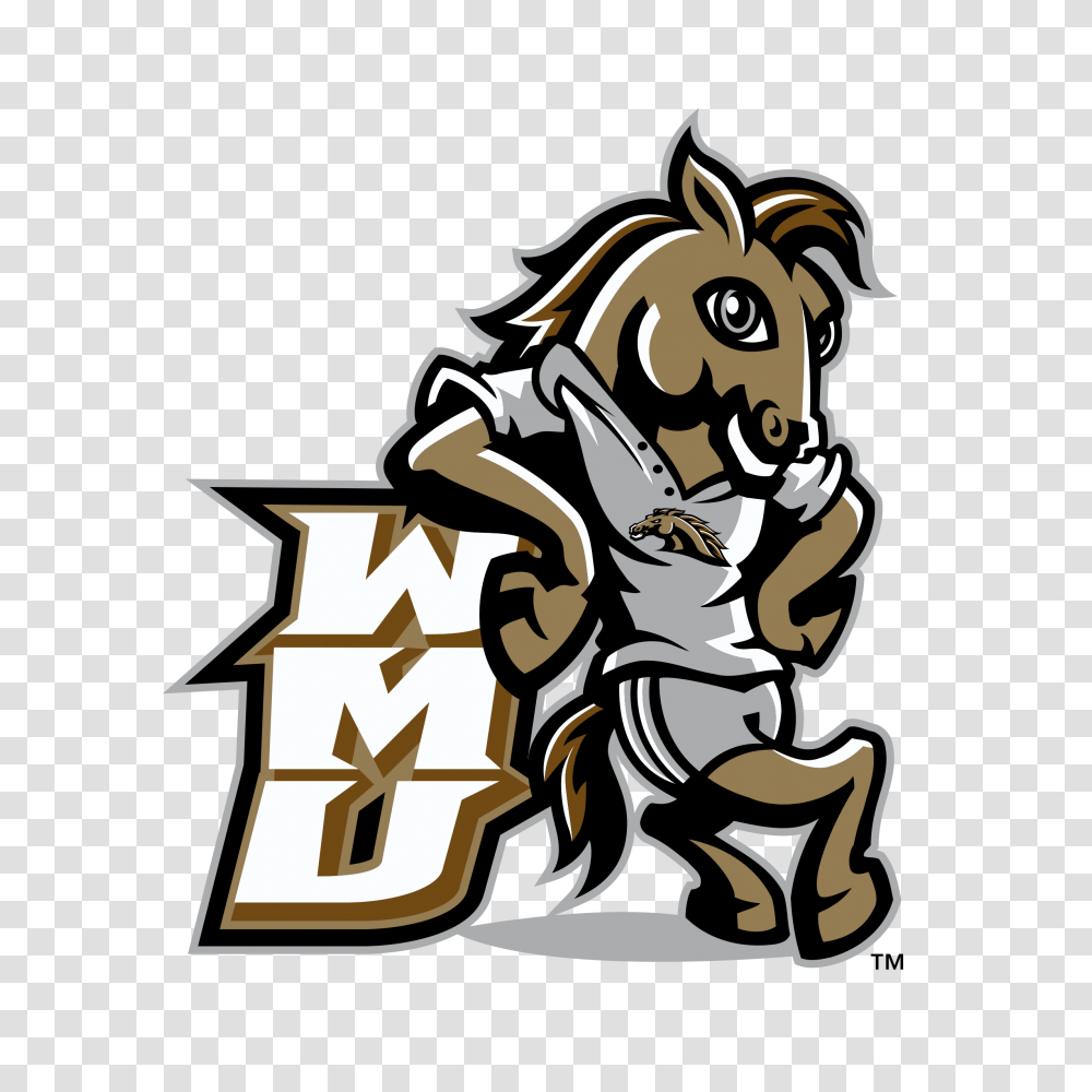 Wmu Broncos Logo Vector, Mammal, Animal, Alphabet Transparent Png