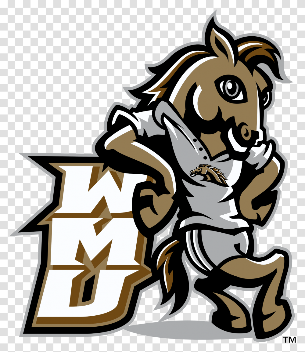 Wmu Broncos Logo Western Michigan Broncos Logo, Number Transparent Png