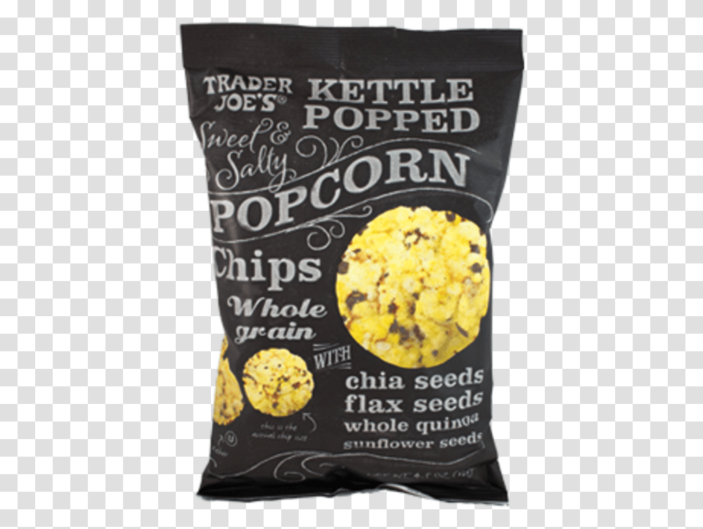 Wn Kettle Popped Popcorn Chips Kettle Corn, Plant, Food, Menu Transparent Png