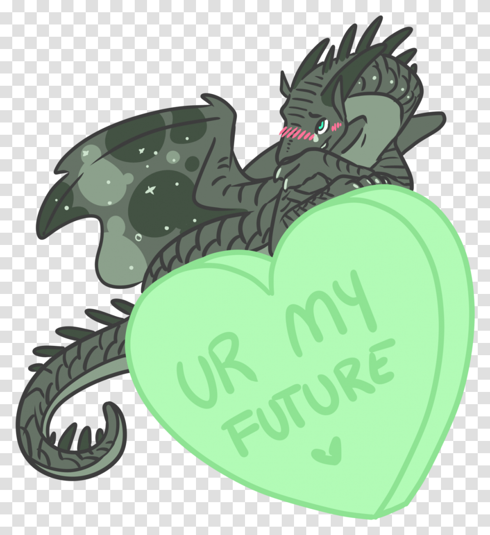 Wof Sideblog Made A Goofy Little Candy Heart Valentine Cute Wings Of Fire Dragons, Plant, Animal, Flower, Mammal Transparent Png