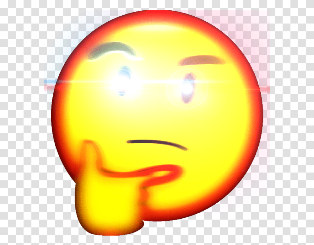 Wojak Discord Emoji Glowing Eyes Thinking Emoji, Sphere, Balloon, Outdoors, Flare Transparent Png